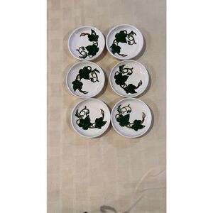 Vintage Metlox Poppy Trail California Ivy Fruit Dessert Sauce Bowl Set of 6